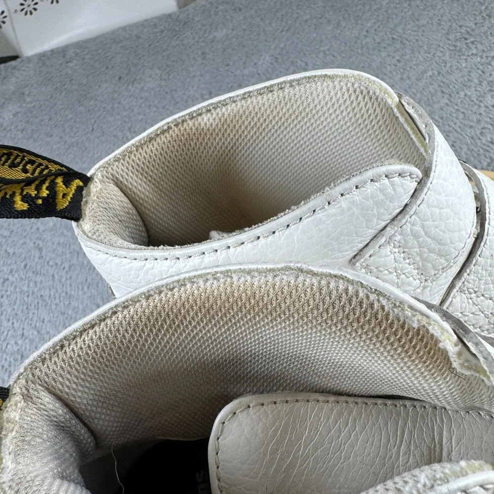 Dr. Martens White Platform Shoes - Picture 8 of 9